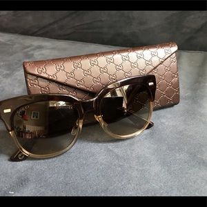 Genuine Gucci Clubmaster Sunglasses with Case